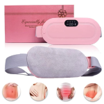 Portable Cordless Period Cramp Relief Massager & Heating Pad – 3 Temps, 3 Modes, Fast Heat for Menstrual Pain"